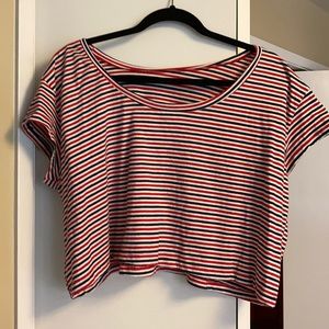 4th of JULY American apparel cropped t!